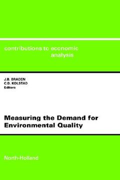 portada measuring the demand for environmental quality: open workshop: revised papers (en Inglés)