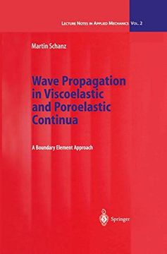 portada wave propagation in viscoelastic and poroelastic continua: a boundary element approach (en Inglés)