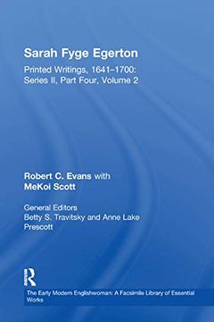 portada Sarah Fyge Egerton: Printed Writings, 1641-1700: Series II, Part Four, Volume 2 (en Inglés)