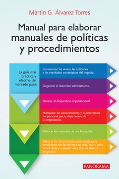 portada Manual Para Elaborar Manuales de Política y Procedimientos