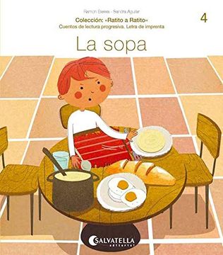 portada La Sopa: (Repaso de: S,P,N,L,T): 4 (Ratito a Ratito-Imprenta)