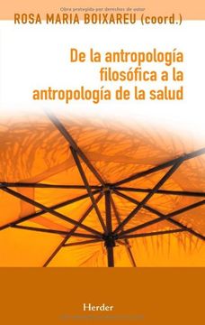 portada De la Antropología Filosófica a la Antropología de la Salud (in Spanish)