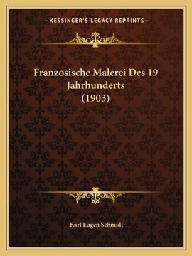 portada Franzosische Malerei Des 19 Jahrhunderts (1903) (in German)