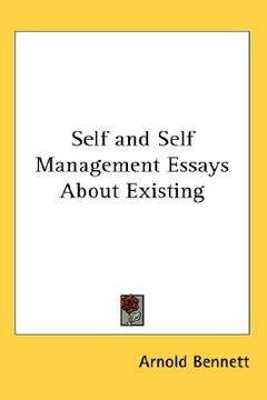 portada self and self management essays about existing (in English)