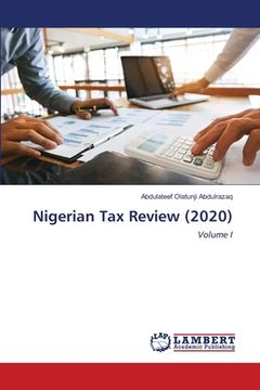 portada Nigerian Tax Review (2020) (en Inglés)