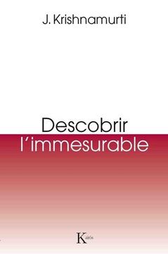 portada Descobrir L`Immesurable (in Catalá)