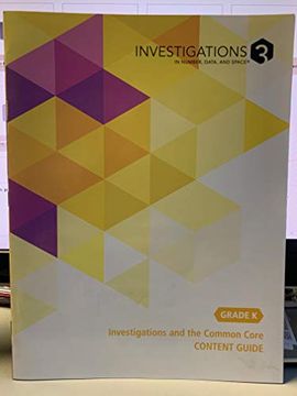 portada Investigations 3 in Number, Data and Space Grade k Investigations and the Common Core Content Guide
