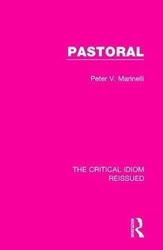 portada Pastoral (The Critical Idiom Reissued) (in English)