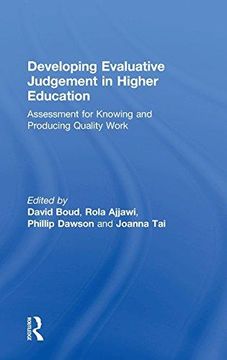 portada Developing Evaluative Judgement in Higher Education: Assessment for Knowing and Producing Quality Work (Hardback)