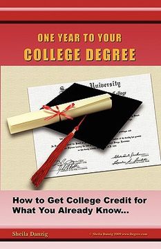 portada one year to your college degree