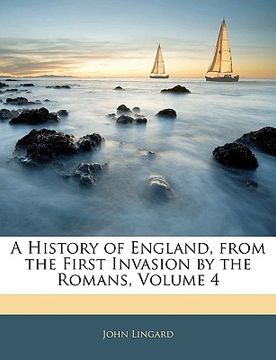 portada a history of england, from the first invasion by the romans, volume 4