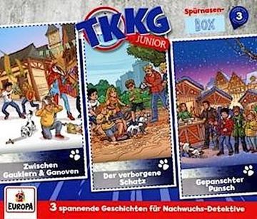 portada Tkkg Junior - Spürnasen-Box 3 (Folgen 7, 8, 9)