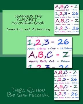 portada Learning the Alphabet - Colouring Book: Counting and Colouring (in English)