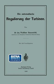 portada Die Automatische Regulierung Der Turbinen