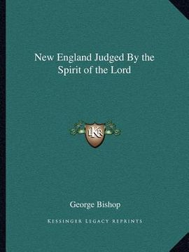 portada new england judged by the spirit of the lord (en Inglés)