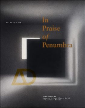 portada In Praise of Penumbra (Architectural Design) 