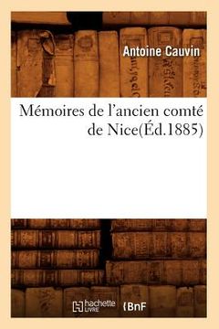 portada Mémoires de l'Ancien Comté de Nice(éd.1885) (in French)