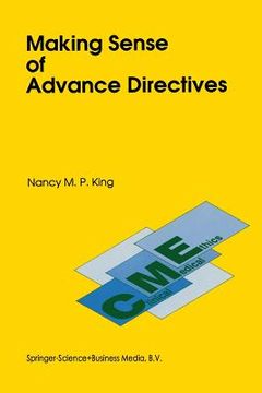 portada Making Sense of Advance Directives (in English)