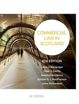 portada Commercial law in Scotland (en Inglés)