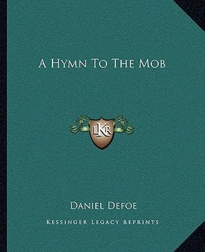 portada a hymn to the mob (in English)