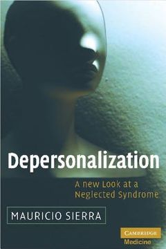 portada Depersonalization Hardback (Cambridge Medicine (Hardcover)) (en Inglés)