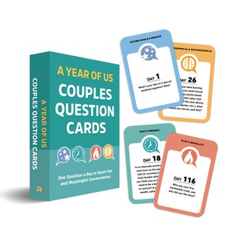 portada A Year of us: Couples Question Cards: One Question a day to Spark fun and Meaningful Conversations (in English)