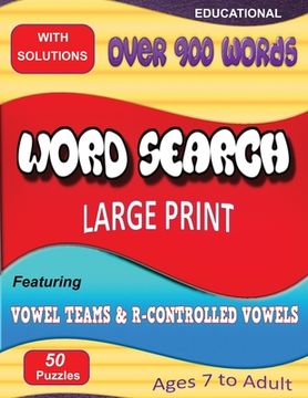 portada Word Search Featuring Vowel Teams & R-Controlled Vowels (en Inglés)