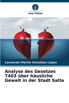 portada Analyse des Gesetzes 7403 über häusliche Gewalt in der Stadt Salta (in German)