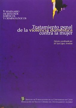 portada V Seminario de Estudios Jurídicos y Criminológicos. Tratamiento penal de la violencia doméstica contra la mujer (22, 23 y 24 octubre de 1998)