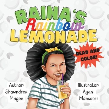 portada Raina's Rainbow Lemonade: Read and Color (en Inglés)