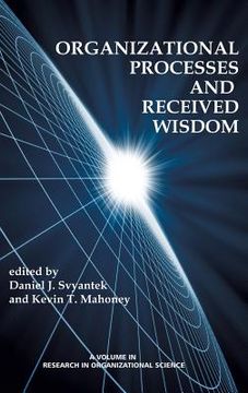 portada Organizational Processes and Received Wisdom (Hc) (in English)