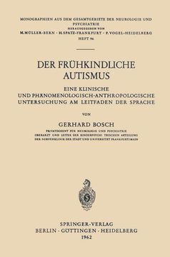 portada Der Frühkindliche Autismus (in German)