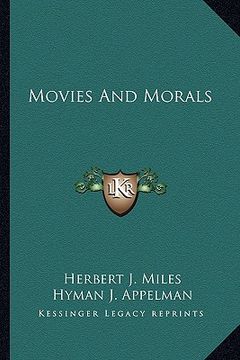 portada movies and morals (en Inglés)