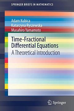portada Time-Fractional Differential Equations: A Theoretical Introduction (Springerbriefs in Mathematics) (en Inglés)