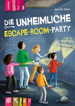 portada Die Unheimliche Escape-Room-Party - Lesestufe 3 (en Alemán)