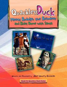 portada quackless duck meets rudolph the reindeer (en Inglés)