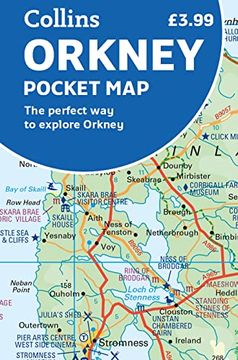 portada Orkney Pocket Map: The Perfect way to Explore Orkney (en Inglés)