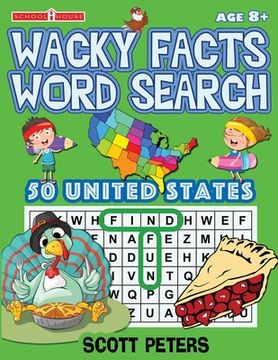 portada Wacky Facts Word Search: 50 US States (en Inglés)