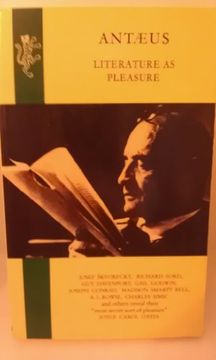 portada Antaeus: Literature as Pleasure. (en Inglés)
