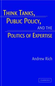 portada Think Tanks, Public Policy, and the Politics of Expertise (en Inglés)