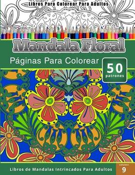 portada Libros Para Colorear Para Adultos: Mandala Jardin (Paginas Para Colorear-Libros De Mandalas Intrincados Para Adultos)