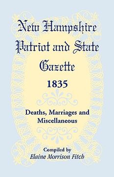 portada new hampshire patriot & state gazette 1835, deaths, marriages & miscellaneous (en Inglés)