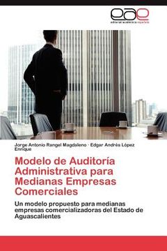 portada modelo de auditor a administrativa para medianas empresas comerciales (en Inglés)