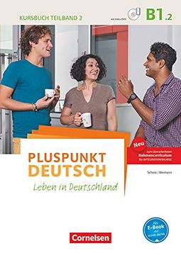 portada Pluspunkt Deutsch - Leben in Deutschland - Allgemeine Ausgabe: B1: Teilband 2 - Kursbuch mit Video-Dvd (en Alemán)