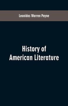 portada History of American literature (en Inglés)