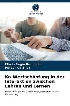 portada Ko-Wertschöpfung in der Interaktion zwischen Lehren und Lernen (en Alemán)