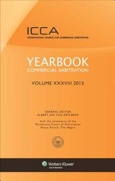portada Yearbook Commercial Arbitration Volume XXXVIII 2013 (en Inglés)