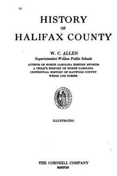 portada History of Halifax County (en Inglés)