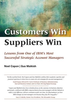 portada Customers Win, Suppliers Win (in English)