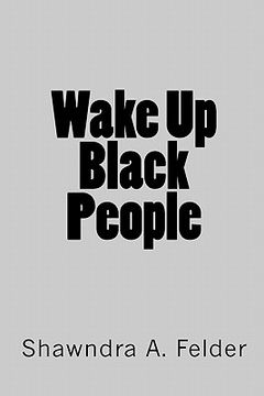 portada wake up black people (in English)